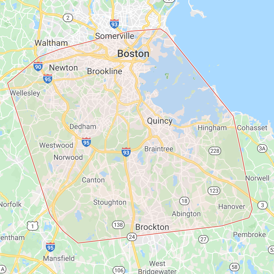 Boston House Painting Service Areas
